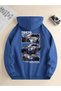 Unisex Tokyo GTR Printed Oversized Winter 3-Thread 100% Cotton Hooded Sweatshirt Hoodie