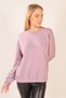 Women's Cuff Pearl Detailed Sweatshirt - 4