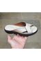 Women's Inner-Outer Genuine Leather Orthopedic Massage Sole Crossbody Slippers