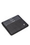 Black Floater Unisex Leather Card Holder 046A41