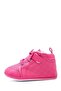 Ribbon Flexible and Anti-Slip First Step Shoes Fuchsia F-529 - 4