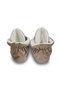 Velvet Non-Slip Bottomed Cotton Lined Mink Pandules with Snap Fasteners - F-870 - 5
