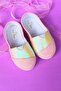 Fish Sequin Linen Children's Shoes-powder-f-484