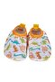 Dinosaur Patterned Orange Boy's Non-Slip Sole Sea and Pool Shoes-f-9004 - 2
