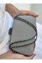 Women's Palsim Platinum Evening Dress Clutch Portfolio Chain Strap Handheld Wedding Engagement Evening Shoulder Bag - 4