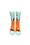 Single Unisex Floral Patterned Socks - 3
