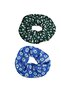 Rubber Buckle Set with Fabric Pattern - 2