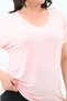 Women's V-Neck Plus Size t-shirt 1486-23 - 6