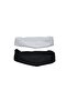 Bandana Fabric with Elastic, Parachute Design, Set of 2, Black and White - 2