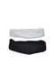 Bandana Fabric with Elastic, Parachute Design, Set of 2, Black and White