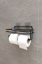 Adhesive Toilet Paper Holder, Metal Toilet Paper Holder, Napkin Holder, Toilet Paper Organizer, Bathroom Organizer - 4