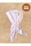 Elastic Bandana White Pink Textured Practical Daily Sports Home Doctor Nurse Chemotherapy Cap - 3