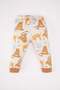 Baby Boy Safari Printed Long Sleeve Pajamas Set A9013A523Au - 2