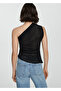 Schwarze Damenbluse 67047127 - 4