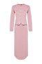 Pembe Ekoseli Triko Alt-Üst Takım TCTAW25US00057 - 6