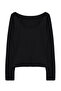 Black Pool Collar Fitted/Close-Fitting Knitted Blouse Twoaw25Bz00025 - 6