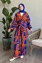 Striped Double Orange Viscose Suit