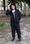 3-piece set zipper hooded Tracksuit Set and T-shirt with brooklyn print - 2