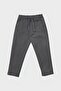 Children's Smoked Pocketed Elastic Waist Drawstring School Pants Comfortable Seasonal - 3