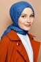 شال نيلي بلوم منقوش - 2