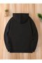 Unisex The Catfather Printed Oversized Winter 3-Thread 100% Cotton Hooded Sweatshirt Hoodie - 2