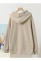 Unisex Plus Size Printed Hooded Sweatshirt - 4