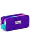 Three-Compartment Primary and Secondary School Bag Set - Girls' - Rainbow Zippered Purple Patterned - 4