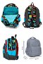 Black and Blue Gamer Patterned Four-Piece School Bag Set for Boys - Suitable for Primary and Secondary School - 2