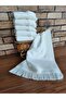 30x50cm SARRA 6-PIECE FRINGED ETAMIN TOWEL - CREAM - 2