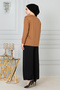 WOMEN'S MOTHER'S JERSEY 2-PIECE SET Stretch Fabric Long Sleeve Front Patterned Mother 'jersey Blouse Mother's Day Special Occasion (2 PIECES) - 6