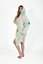Peshtemal Bathrobe Muslin Cotton Beach Shell Pattern 1 Piece Unisex Beachwear Kimono Kaftan - 6