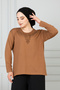 WOMEN'S MOTHER'S JERSEY 2-PIECE SET Stretch Fabric Long Sleeve Front Patterned Mother 'jersey Blouse Mother's Day Special Occasion (2 PIECES) - 4