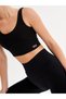 Infinity Collection Women's Black Stitched Bra/sports Bra - 3