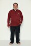Men's Long Sleeve Large Size Seasonal Pajama Set with Pockets 1773 - 2