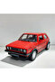 1.36 Scale Welly Licensed Golf Mk1 Model Metal Car Red Color 11 cm