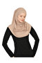Two Piece Ready to Wear Neck Collar Headscarf Shawl Ready Scarf Viscose - Dark Mink - 5