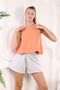 Crew Neck Women's Straight Blouse - 2