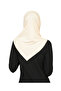 Two Piece Ready to Wear Neck Collar Hijab Shawl Ready Scarf Viscose - Beige - 6