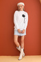 New Season Basic Design Sweatshirt - 2