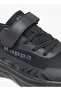 Boys Textured Walking Shoes with Hook and Loop Closure - 4