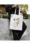 Butterfly and Flower Patterned Cloth Bag - 2