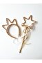 Sequin girl crown and star wand staff-gold - 5
