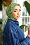 وشاح ناعم منقوش - غطاء رأس من القطن الرقيق بنمط الأزهار - 3