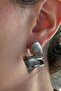 316L Steel Downward Spiral Earrings - 2