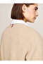 V-Neck Oversized Wool Cardigan - 3