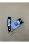 1 cute Kuromi Cinnamaroll MyMelody Kawaii handheld game console Tetris Keychain - 2