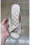 Women's Inner-Outer Genuine Leather Orthopedic Massage Sole Crossbody Slippers - 6