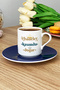 Legends Are Born in November Turkish Coffee Cup Navy Blue Scorpio Sign Birthday Gift - 3