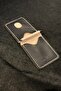 Money Clip Wallet Beige Black Genuine Leather Handmade Slim Card Holder - 4