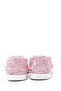 Floral Patterned Linen Baby Girl Ballerina Shoes-pink-f-485 - 6